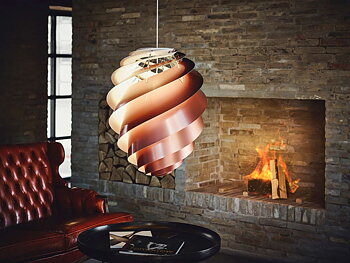 Swirl 2 Copper Pendant - LE KLINT