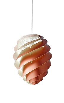 Swirl 2 Copper Pendant - LE KLINT