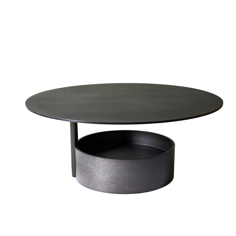 Black metal on sale coffee table