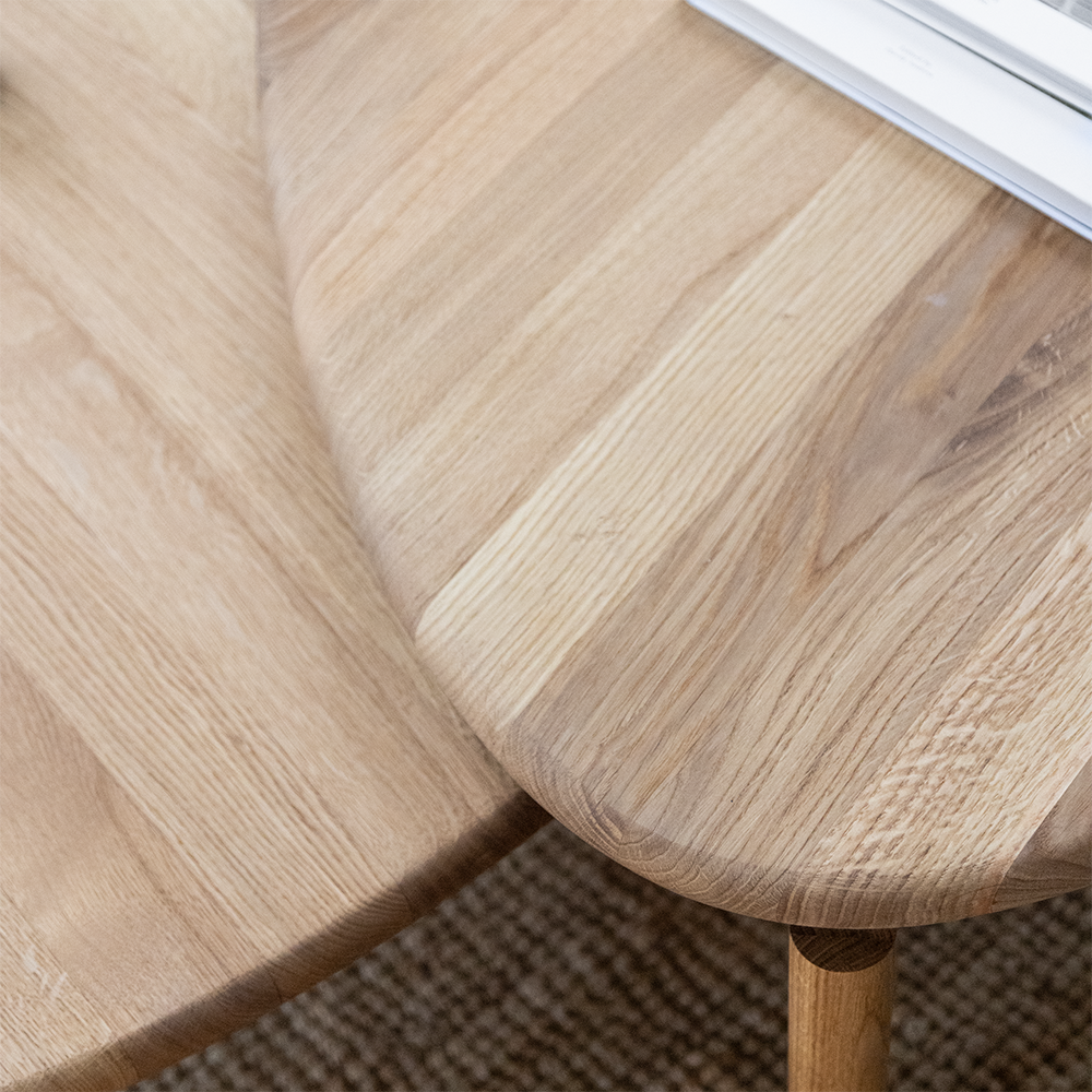 Soft Triangular Coffee Table (several choices) - Kristensen & Kristensen - 5