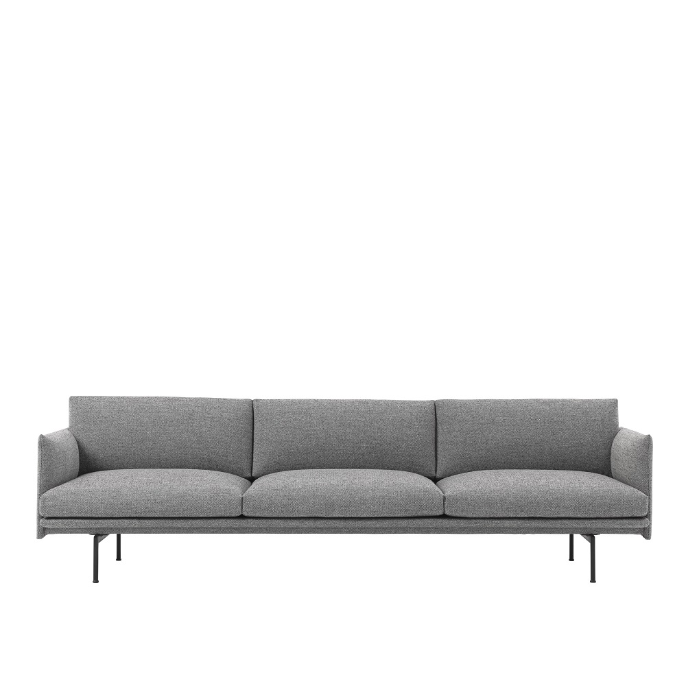 Outline Soffa 3,5-sits Tyg/Läder
