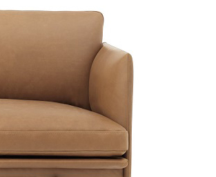 Outline Corner Sofa Fabric/Leather  - 7