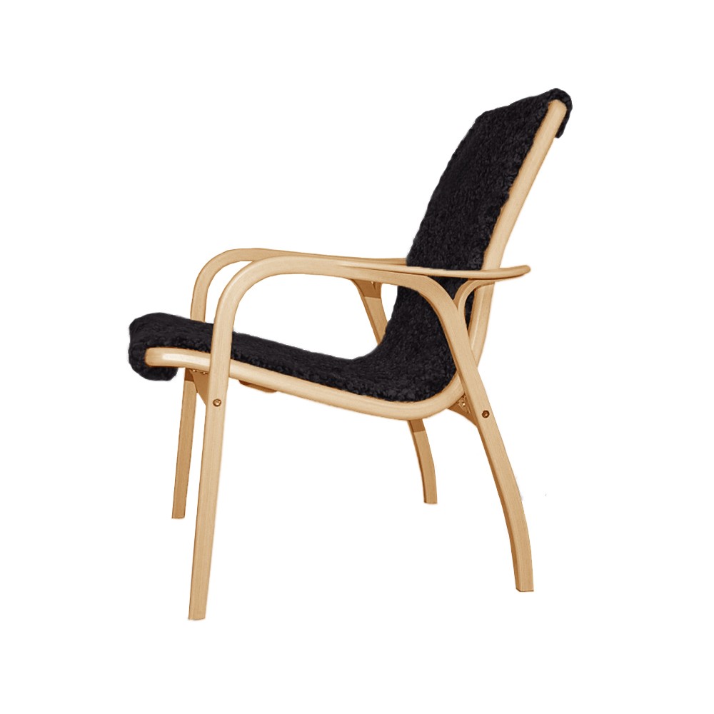Laminett Fåtölj (Superdeal - Volymköp 2 st) Bok/Fårskinn - Swedese - 6
