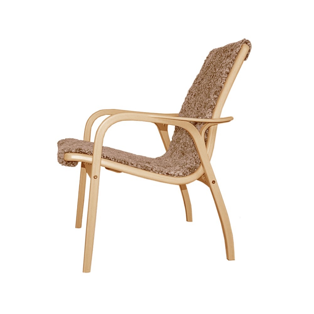 Laminett Fåtölj (Superdeal - Volymköp 2 st) Bok/Fårskinn - Swedese - 9