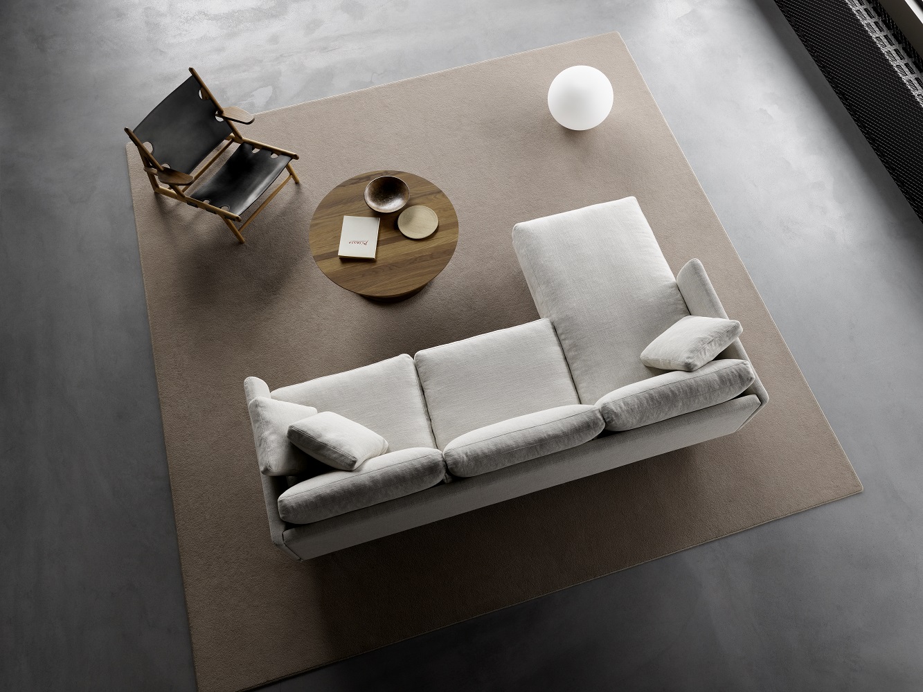 Calmo 3-sits Soffa med Schäslong 250 cm -  Fredericia Furniture - 8