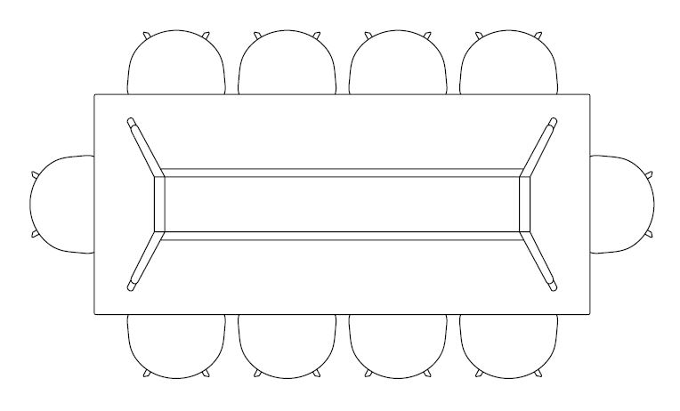 Copenhague CPH 30 Dining table 300x120 cm - 4