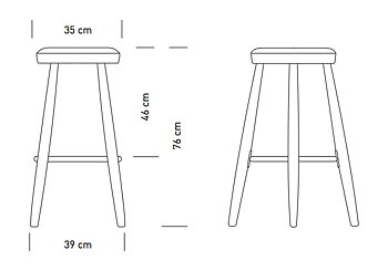 CH56 Barpall H76 - Carl Hansen & Søn