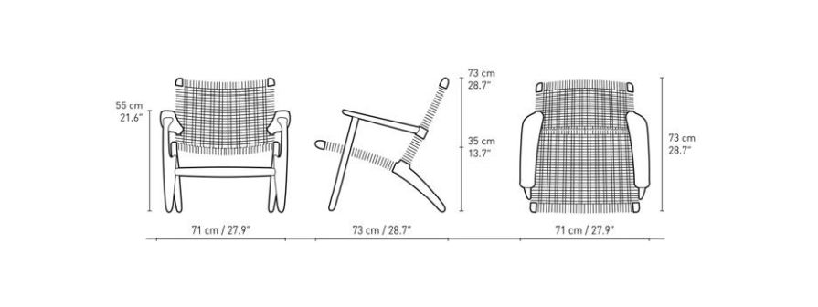CH25 Lounge chair - Carl Hansen & Søn - 9