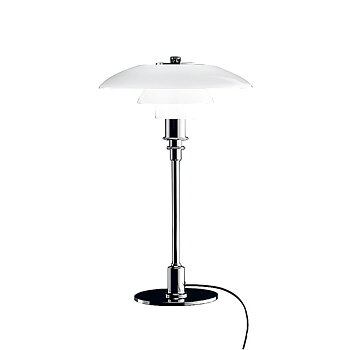 PH 2/1 Table lamp Chrome - In stock - Louis Poulsen