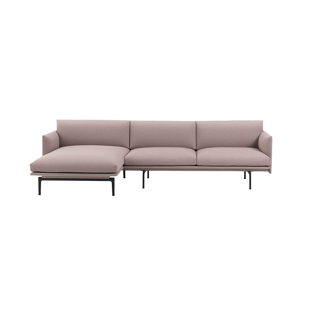Outline Sofa Chaise Lounge Fabric - 4