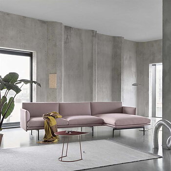 Outline Sofa Chaise Lounge Fabric