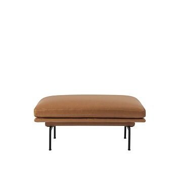 Outline Pouf Leather Refine