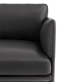 Outline Pouf Leather Refine