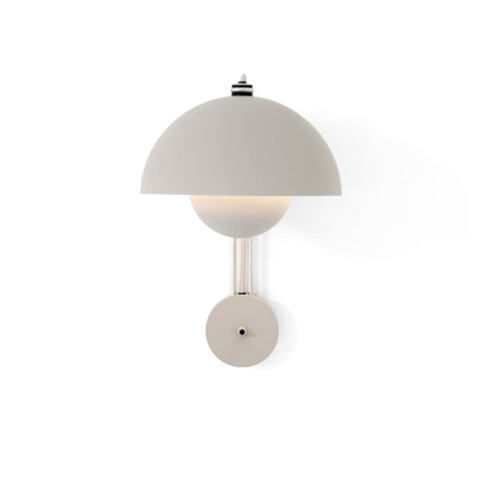 Flowerpot VP8 Vägglampa (Matt Light Grey) - I lager - &tradition