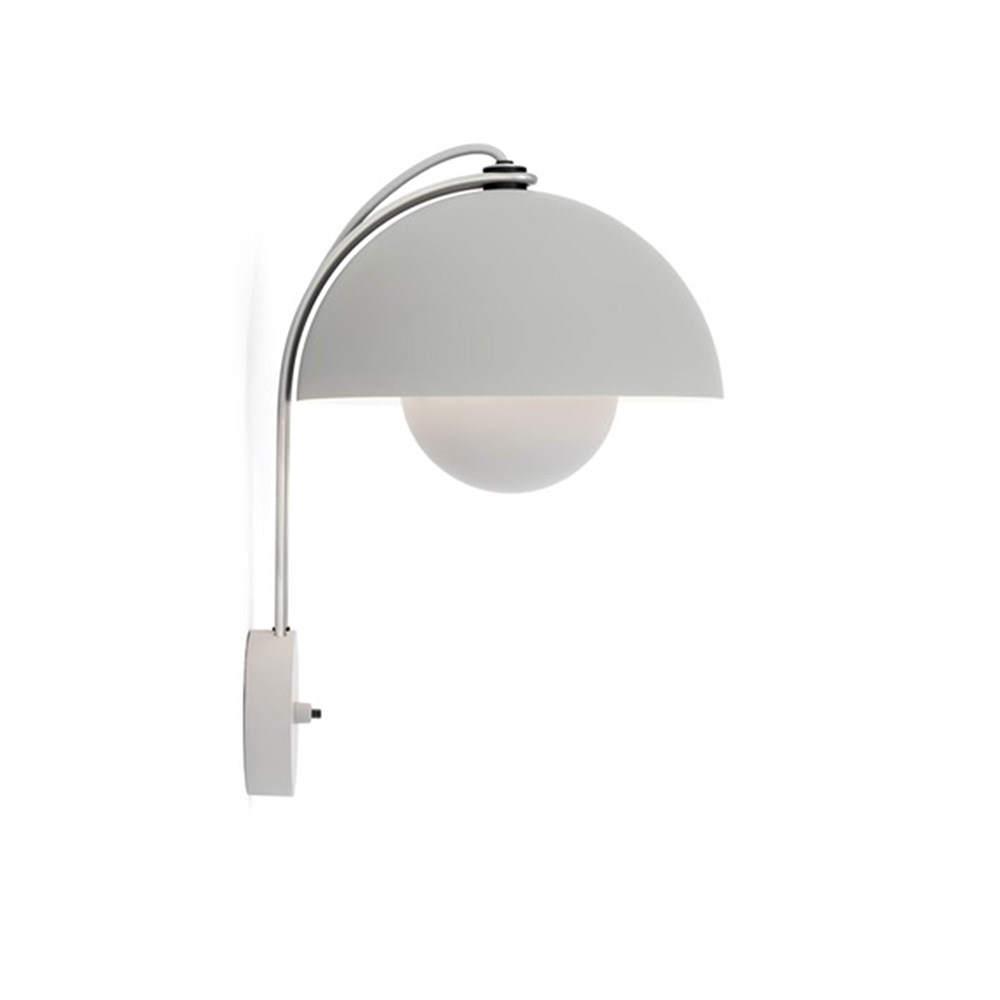 Flowerpot VP8 Vägglampa (Matt Light Grey) - I lager - &tradition - 3