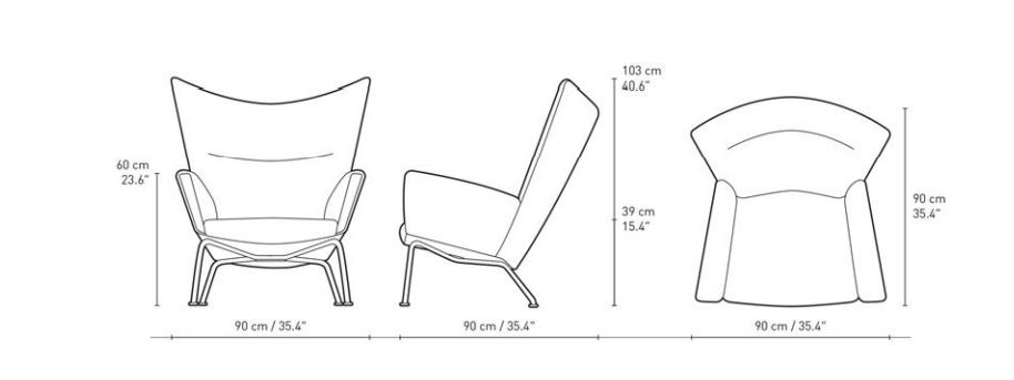 CH445 Wing Chair Armchair - Carl Hansen & Søn - 8