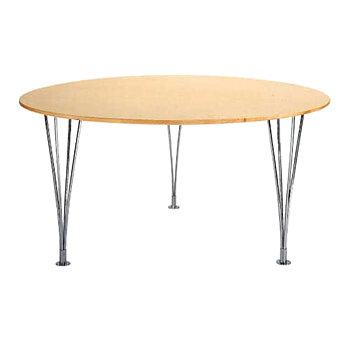 Trisuperellipse Coffee table (wood several choices) - Bruno Mathsson 