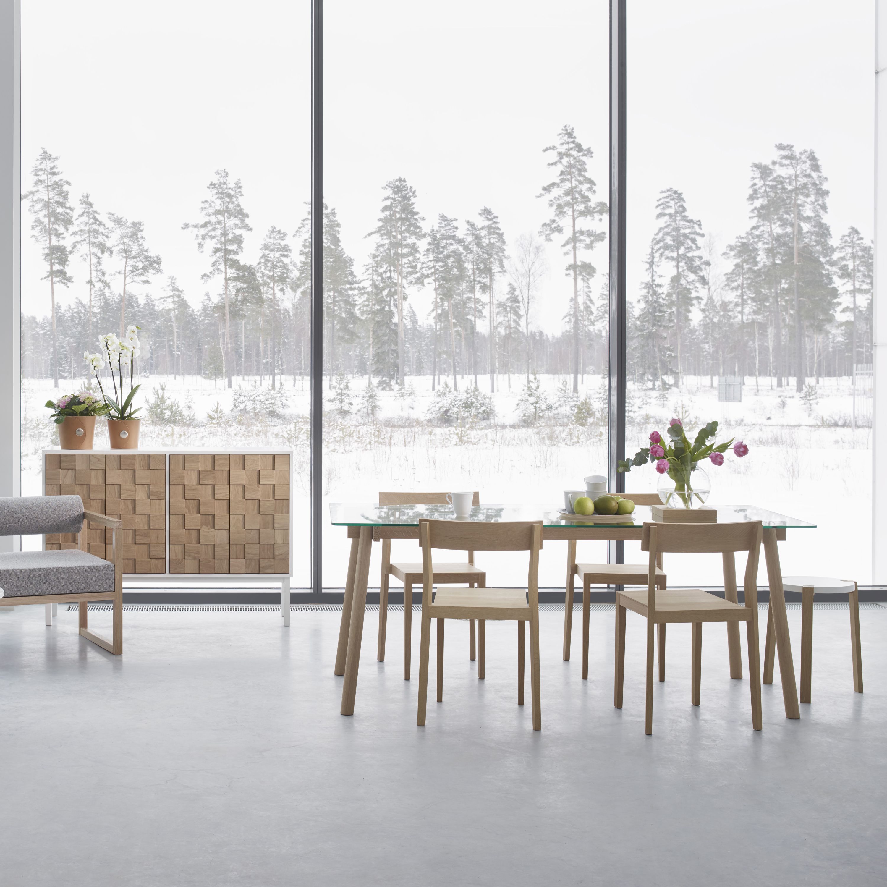 Corners Dining table White oiled oak - A2 - 2