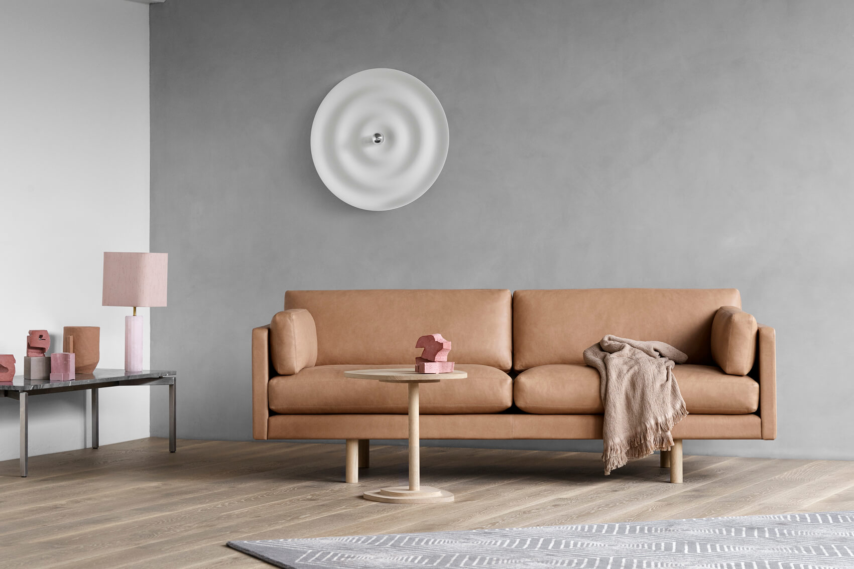 EJ220-2 2-seater sofa 163 cm Leather - Fredericia Furniture - 2