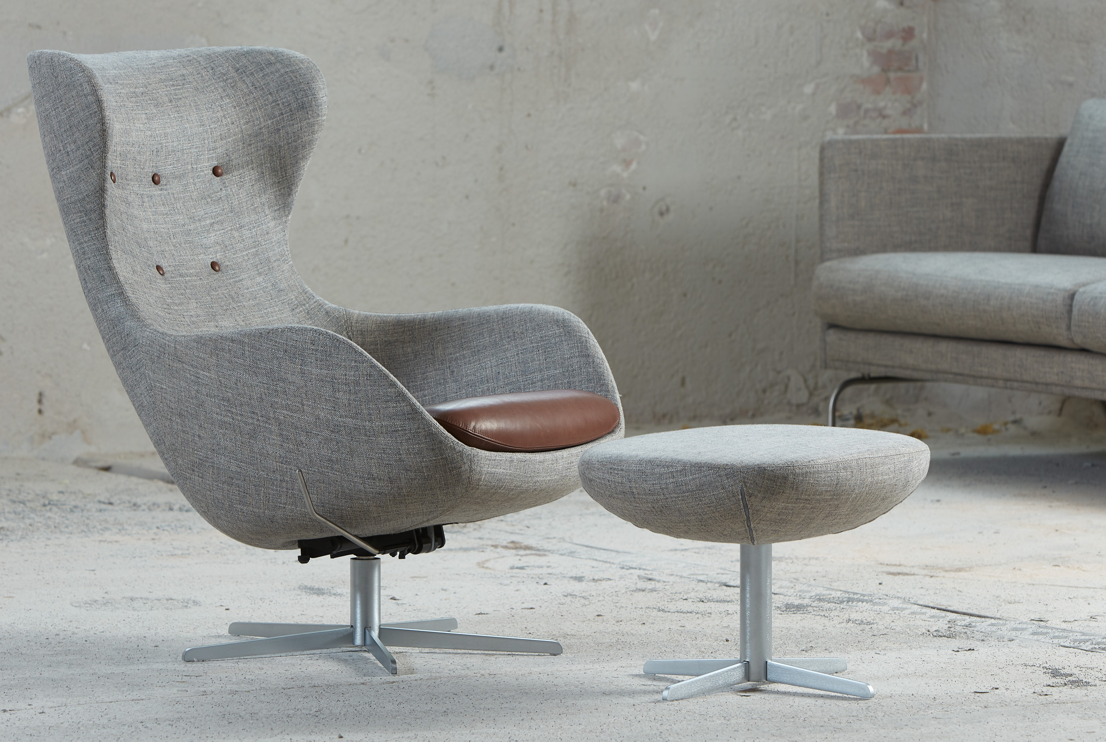 SL 407 Armchair (Fabric/leather several choices) - Søren Lund - 5