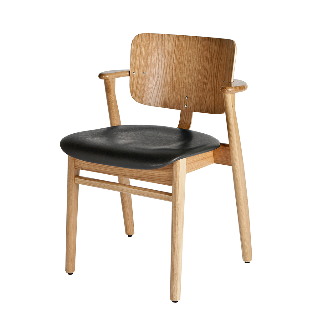 Domus Chair w. Leather Seat - Artek - 6