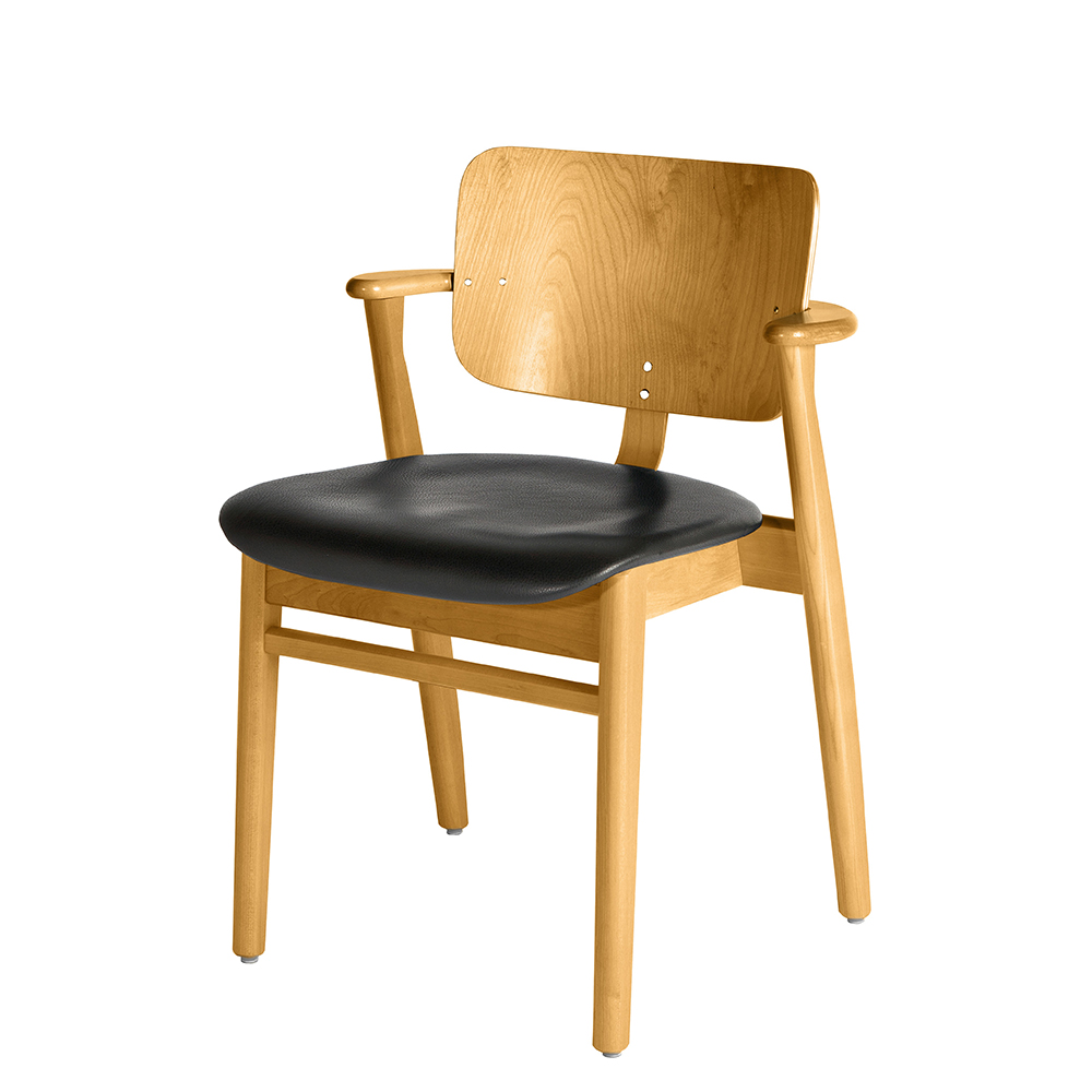 Domus Chair w. Leather Seat - Artek - 7