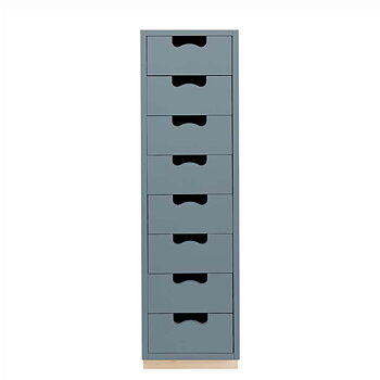 SNÖ/SNOW J8 - 8 drawer chest - Asplund