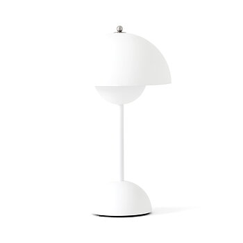 Flowerpot Portable VP9 Table lamp (matte white) - In stock
