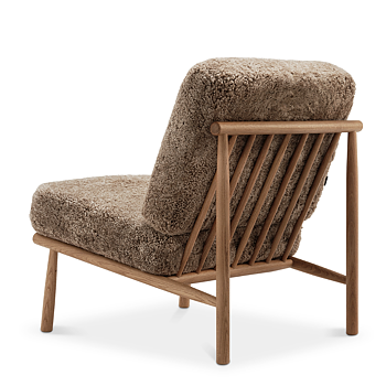 Domus Armchair - Wood (Sheepskin) - DUX