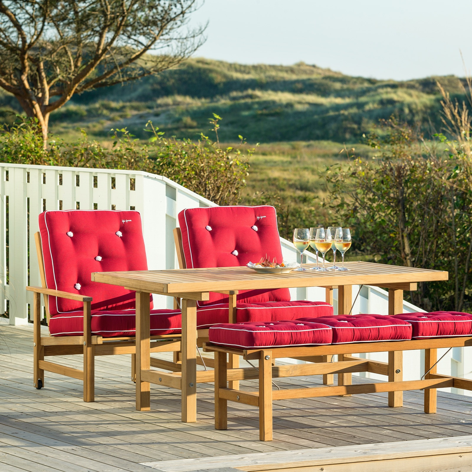 Fåtölj Teak - Fri Form - 8