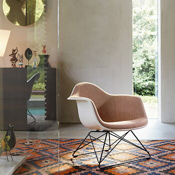 Eames Plastic Armchair RE LAR Lounge Chair (Fully upholstery) - Vitra