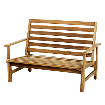 Sofa 2-seater Teak - Fri Form
