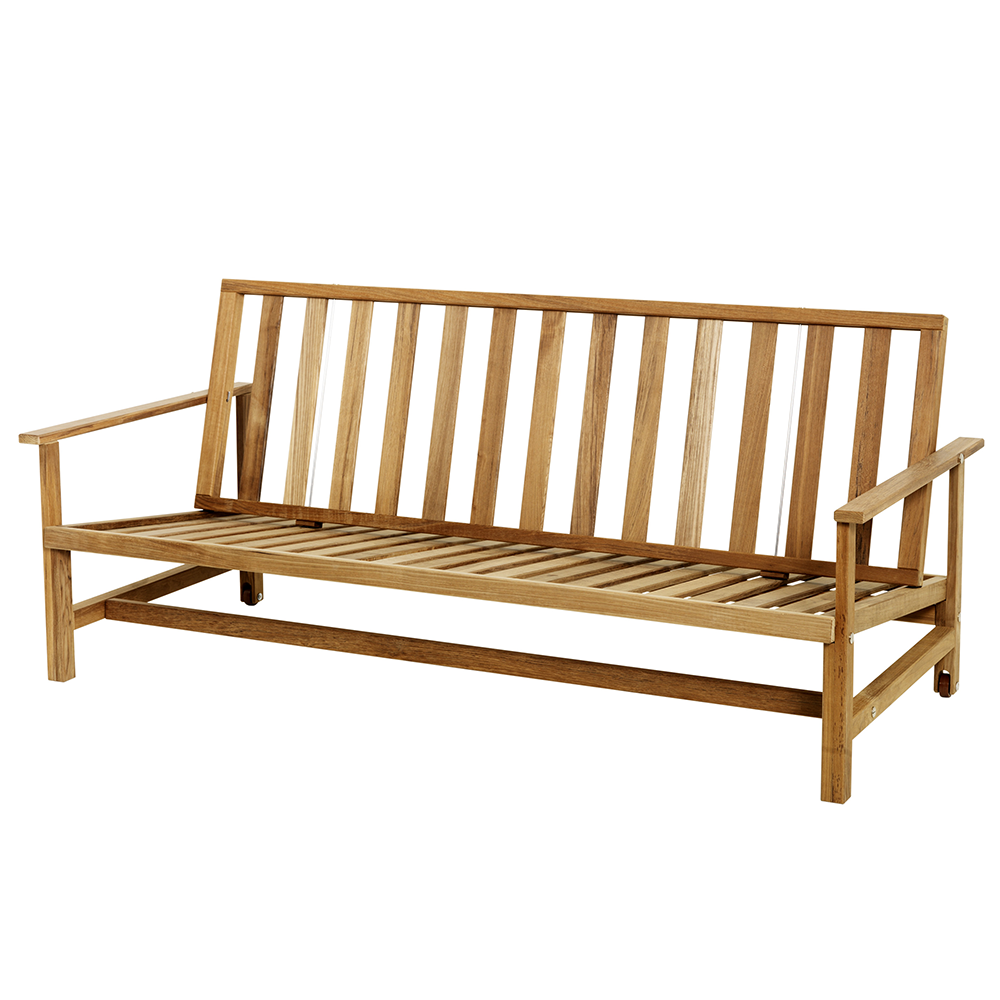 Sofa 3-seater Teak - Fri Form