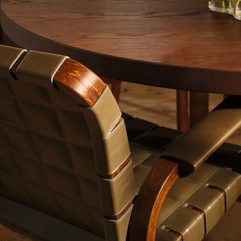 Armchair 45 Karmstol - Läder - Aalto - 5