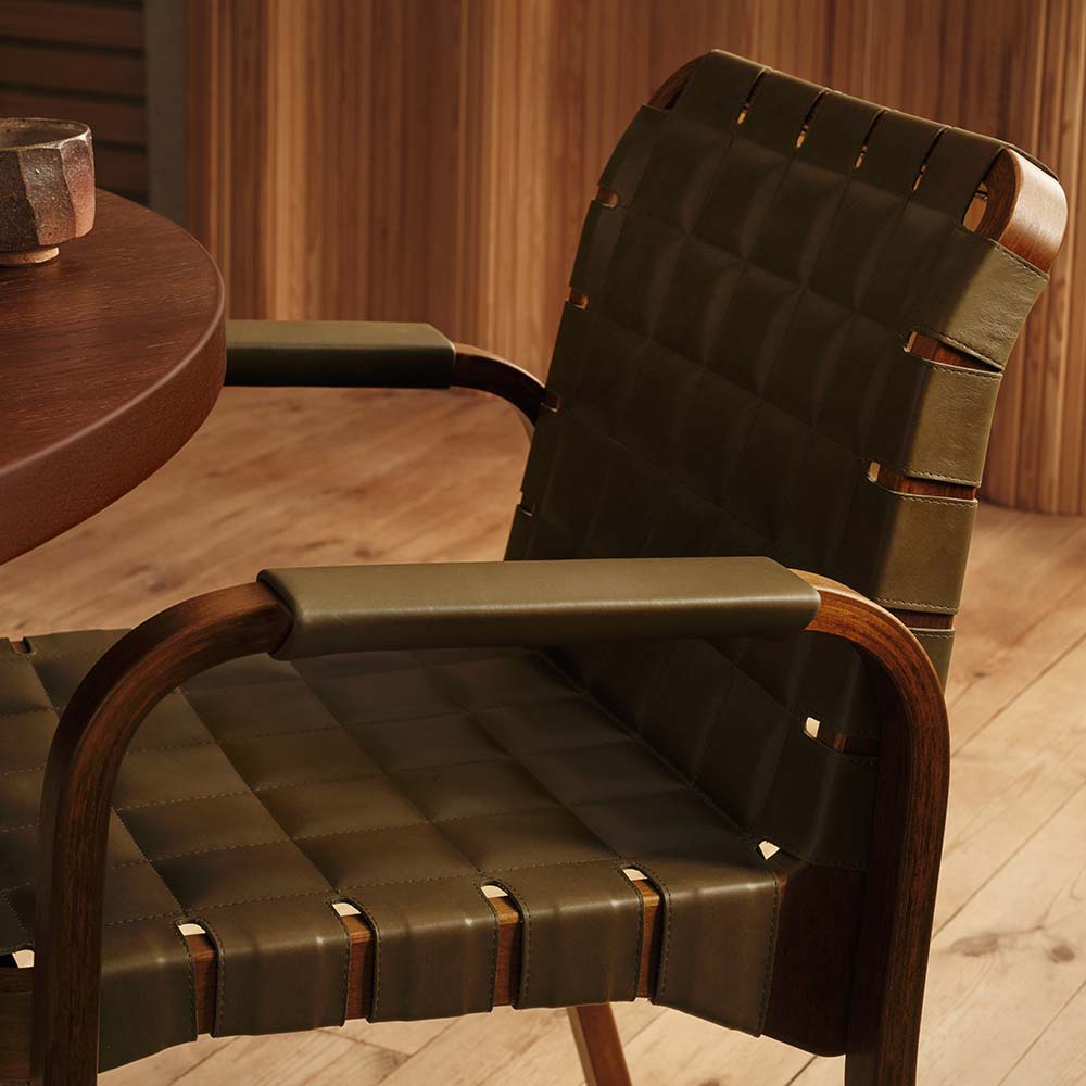 Armchair 45 Karmstol - Läder - Aalto - 6