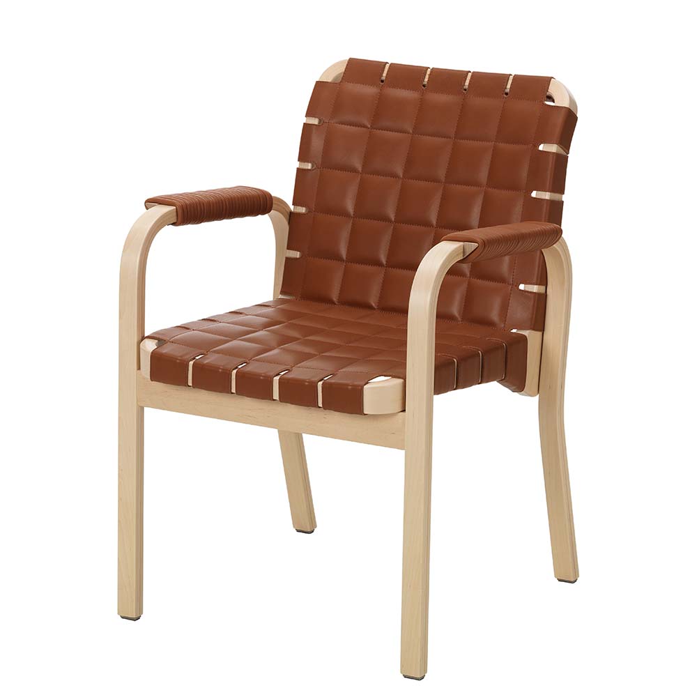 Armchair 45 Karmstol - Läder - Aalto - 8