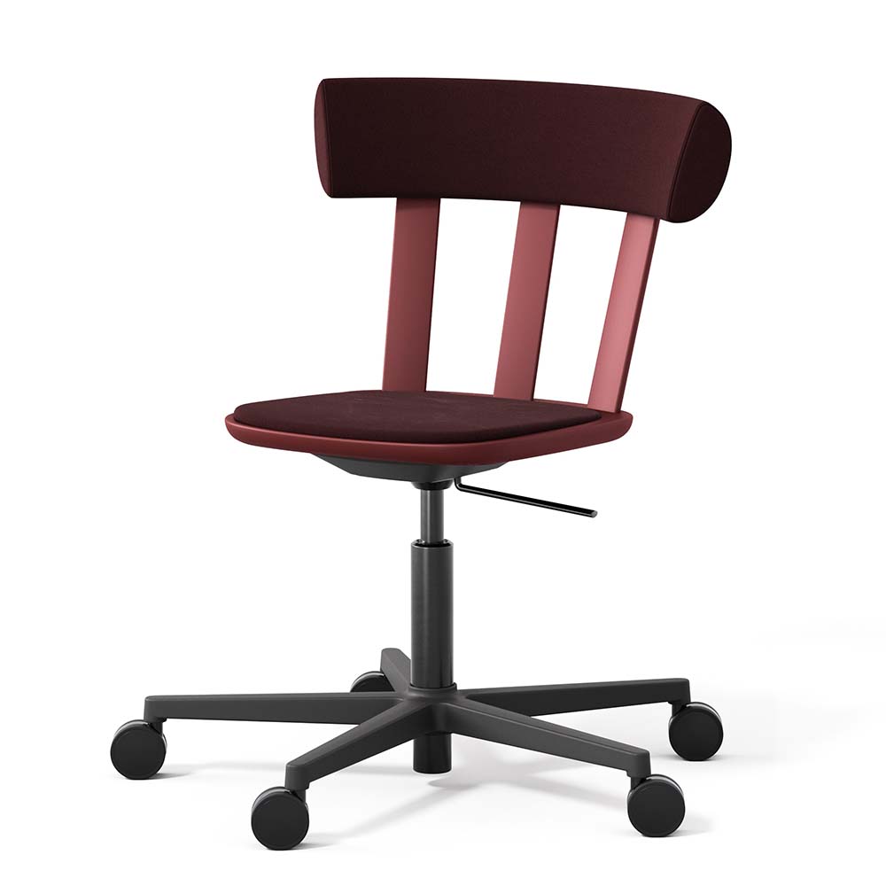 Alt swivel chair Upholstered - (Birch standard choices) - Stolab - 5