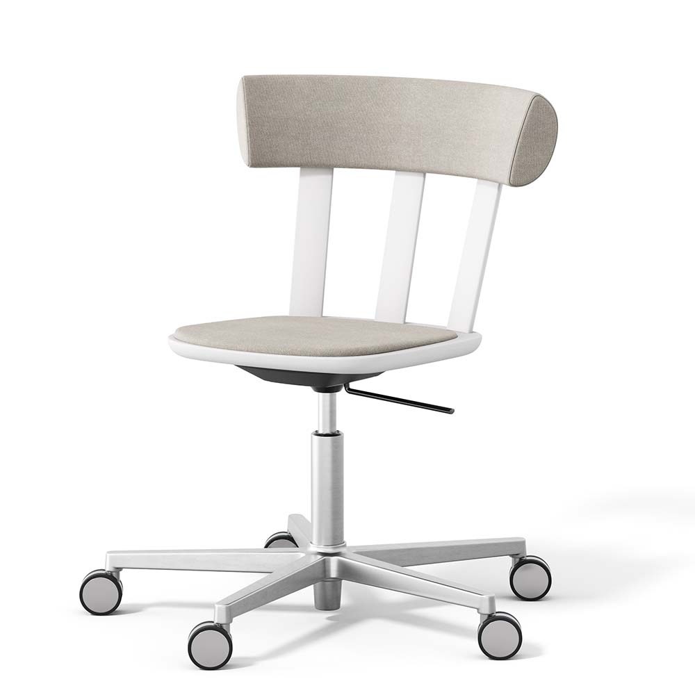 Alt swivel chair Upholstered - (Birch standard choices) - Stolab - 7