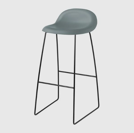 3D Bar stool Sledge base | Gubi | Vision of Home.se