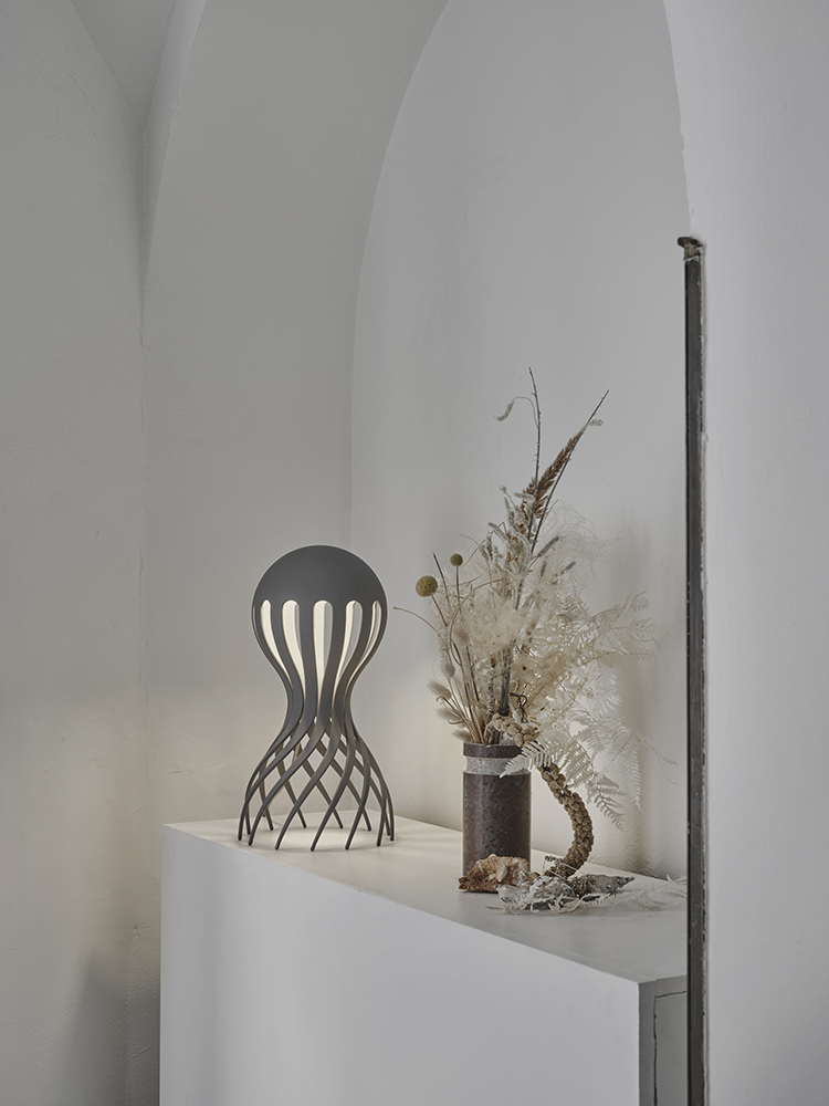 Cirrata Table Lamp Grey - 3