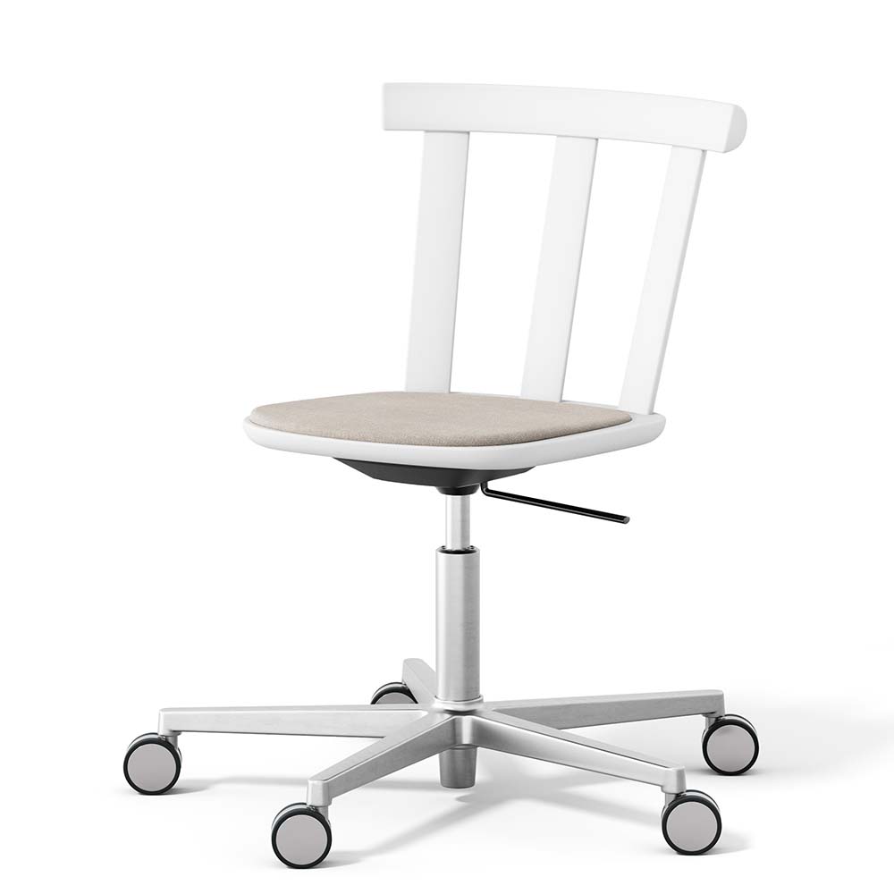 Alt swivel chair Upholstered Seat (Birch standard choices) - Stolab - 3