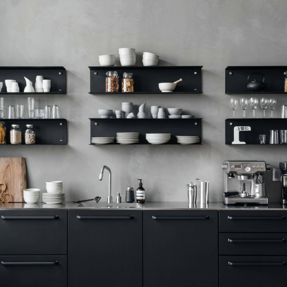Vipp 922 Shelf, Large hylla Svart - I lager - 2
