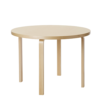 Bord 90A, Ø100 - Aalto