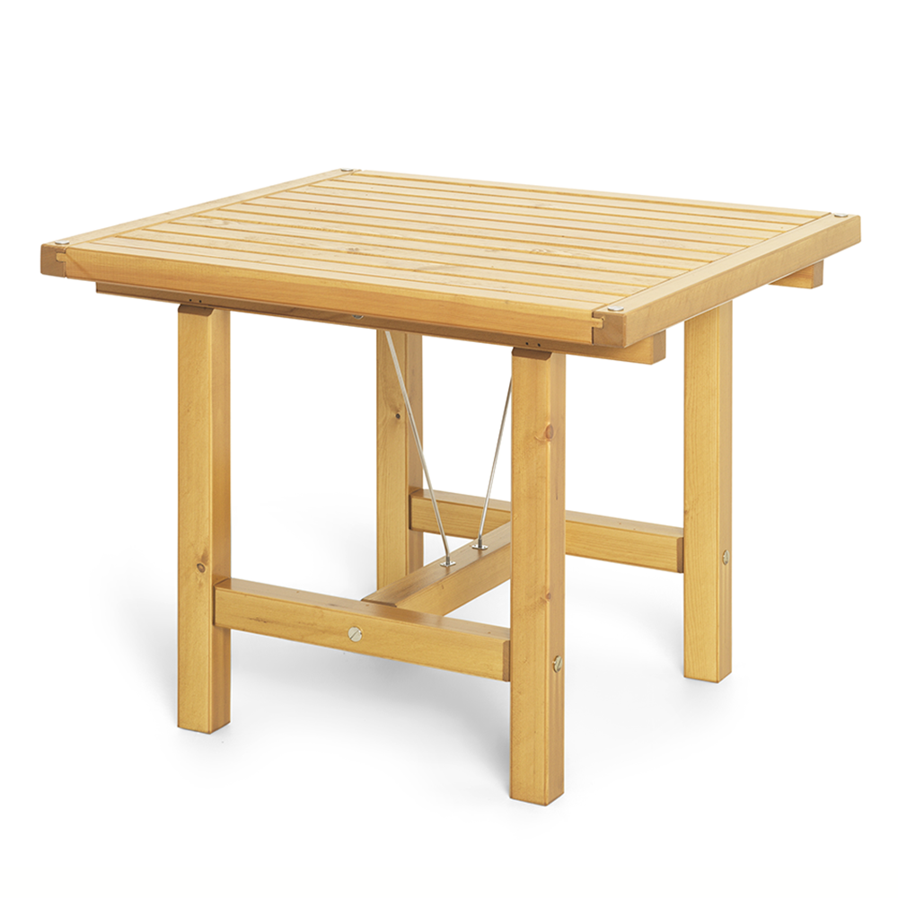 Table 80x85 Teak - Fri Form