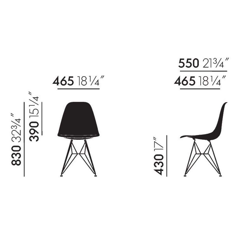 Eames Plastic Chair RE DSR - Vitra - 7