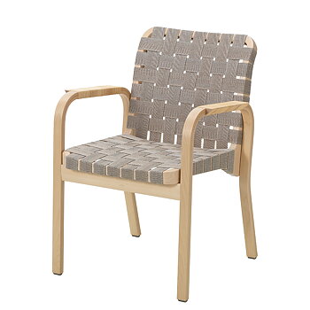 Armchair 45 - Linen webbing - Aalto