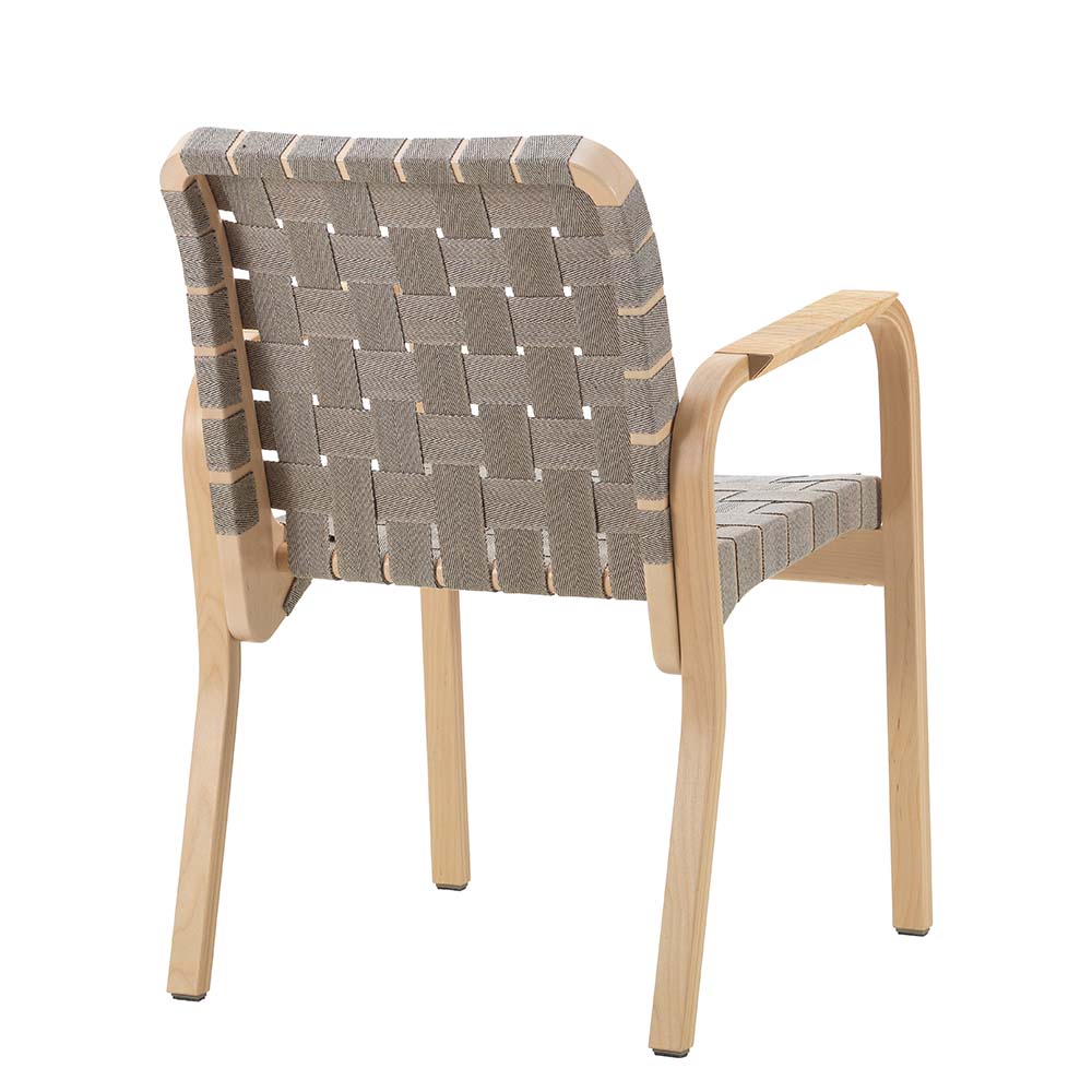 Armchair 45 - Linen webbing - Aalto - 6