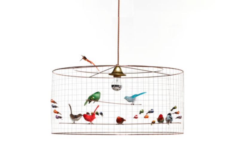 Bird lamp Volière Demi Grande dia 66cm - In stock