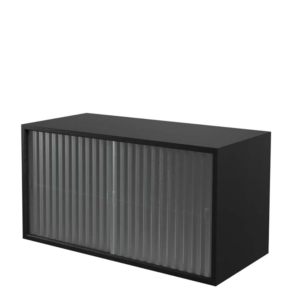 Royal System Skåpmodul  räfflat glas-skjutdörrar Royal-20 (flera val) - 7
