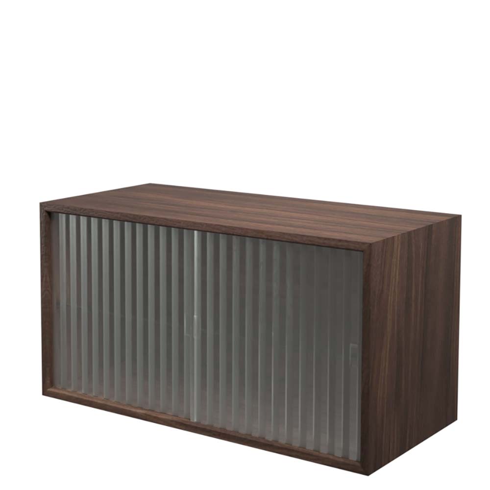 Royal System Skåpmodul  räfflat glas-skjutdörrar Royal-20 (flera val) - 10